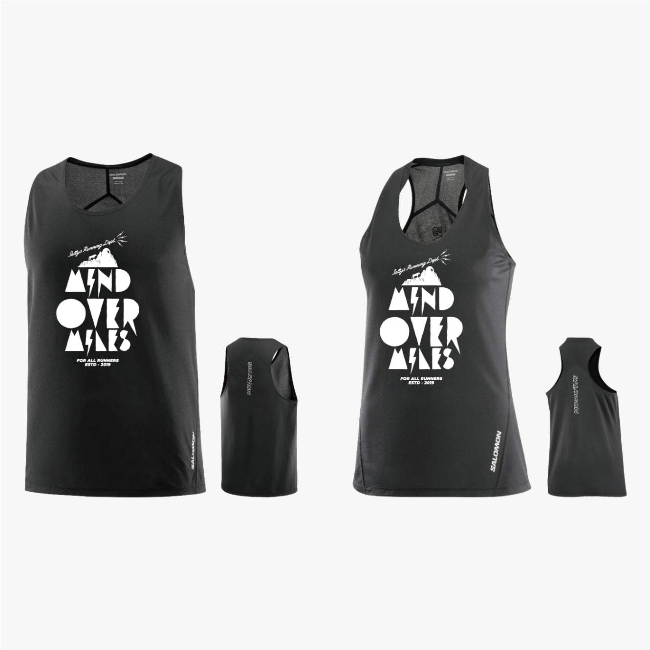 SALOMON SENSE AERO SINGLET(MIND OVER MILES)