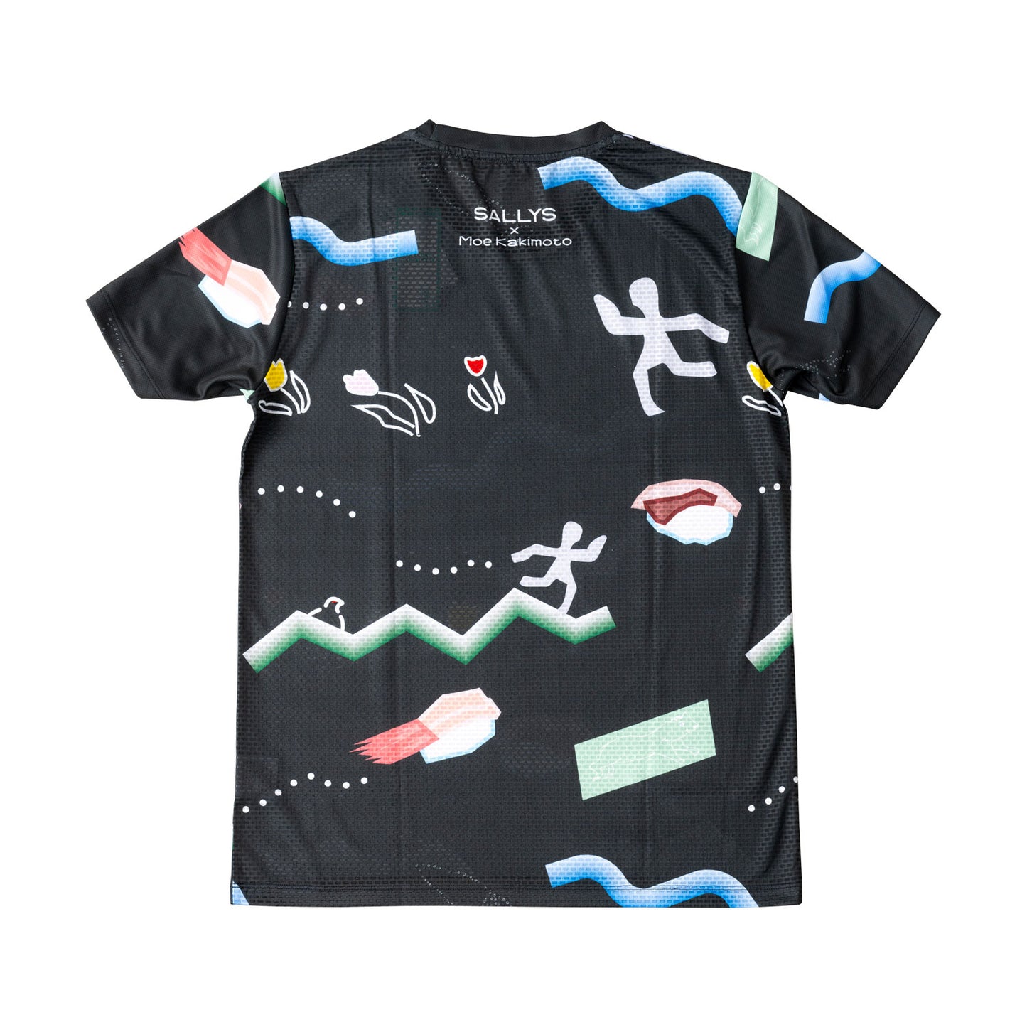 STAMP GRAPHIC RUN TEE(TOYAMA SYMBOLS / BLACK)