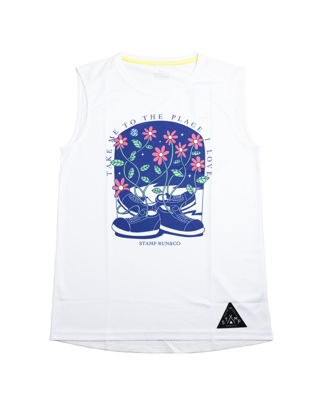 STAMP STAMP GRAPHIC TANK (TAKE ME TO THE PLACE)