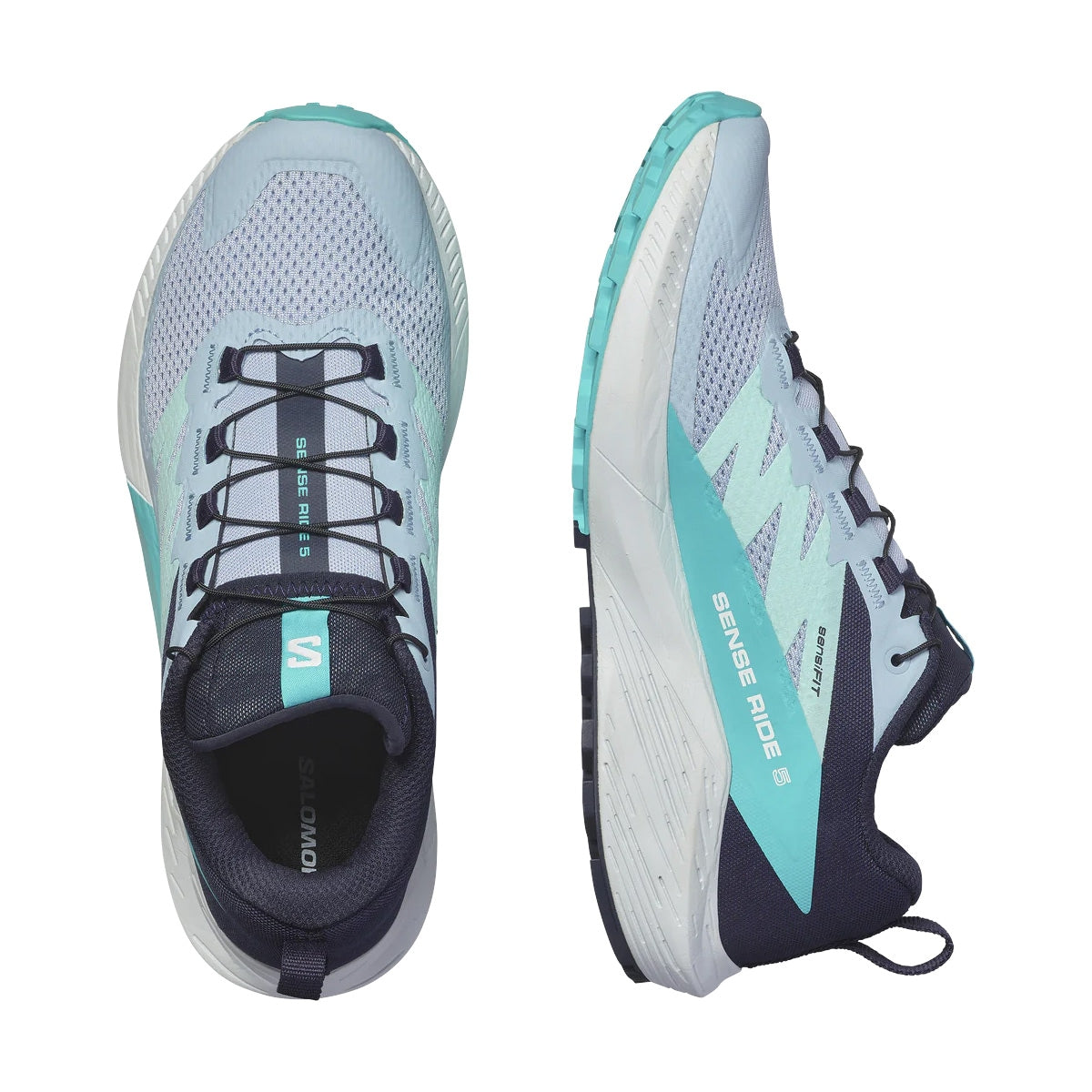 SALOMON SENSE RIDE 5 女性用トレイルランニングシューズ