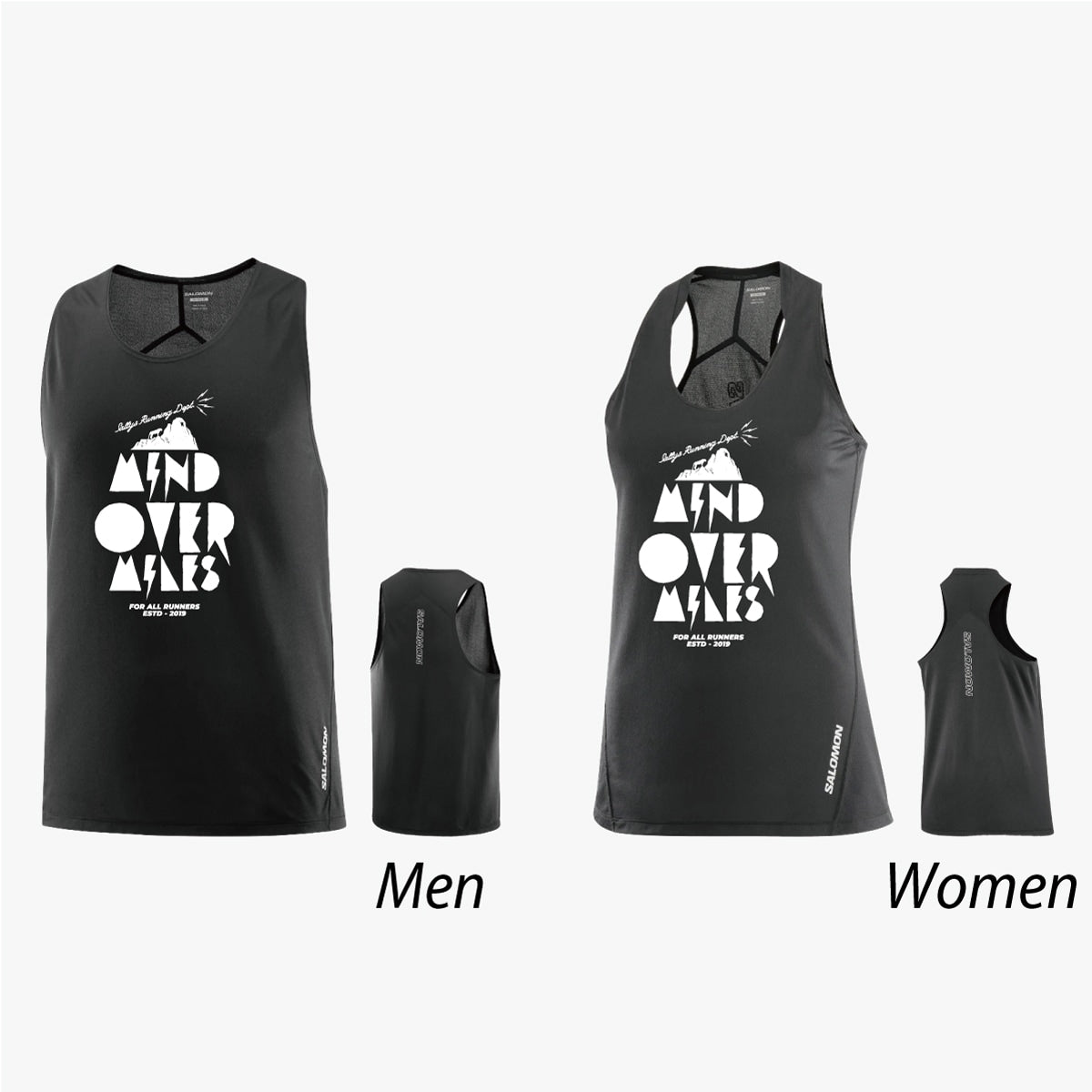 SALOMON SENSE AERO SINGLET(MIND OVER MILES)
