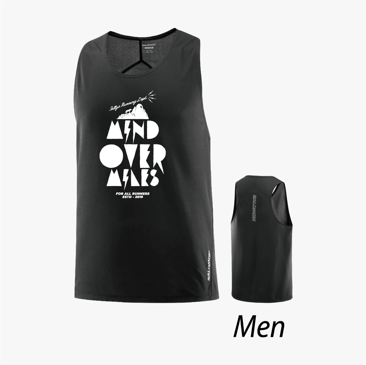 SALOMON SENSE AERO SINGLET(MIND OVER MILES)