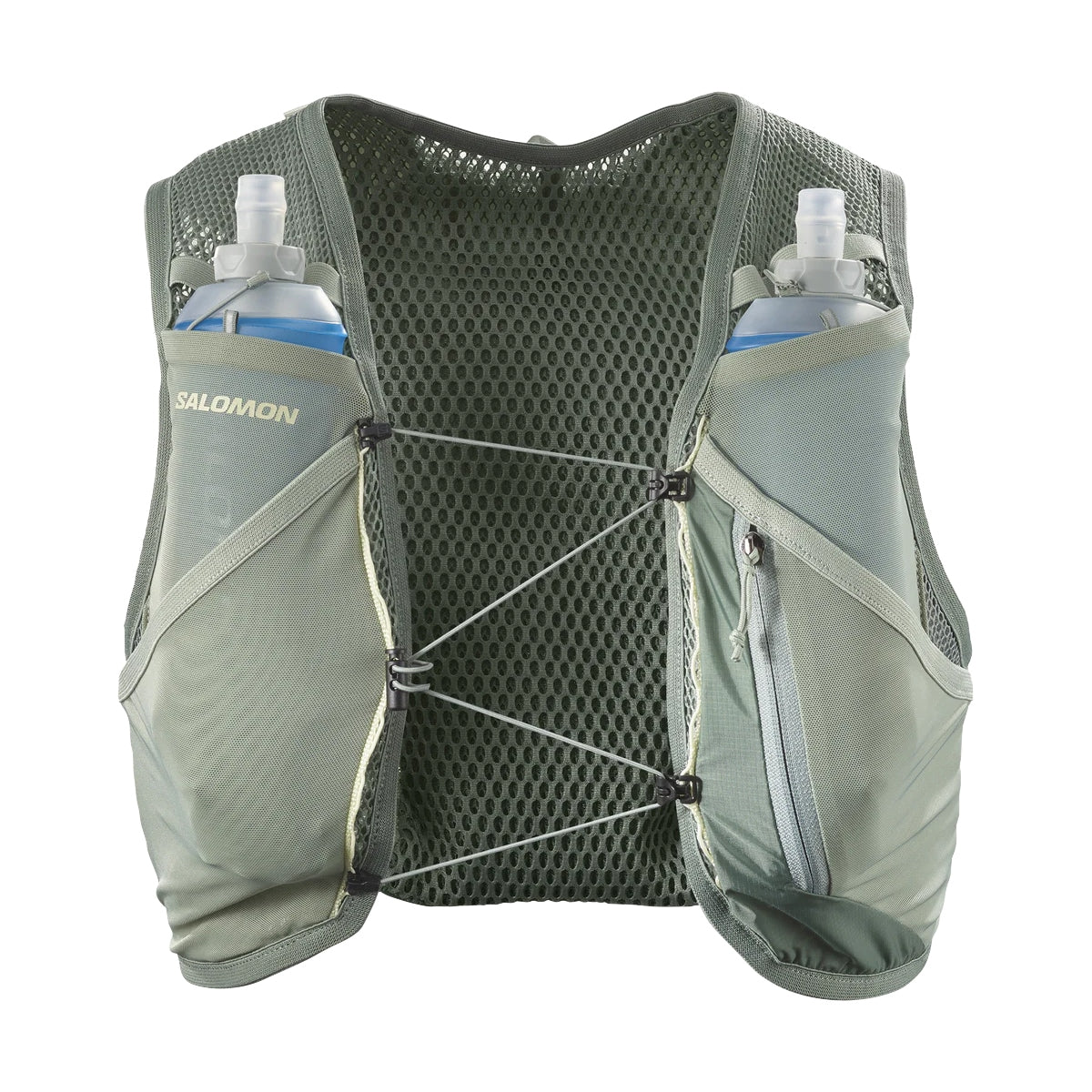 SALOMON ACTIVE SKIN 4 ユニセックス ランニングベスト(フラスク付)