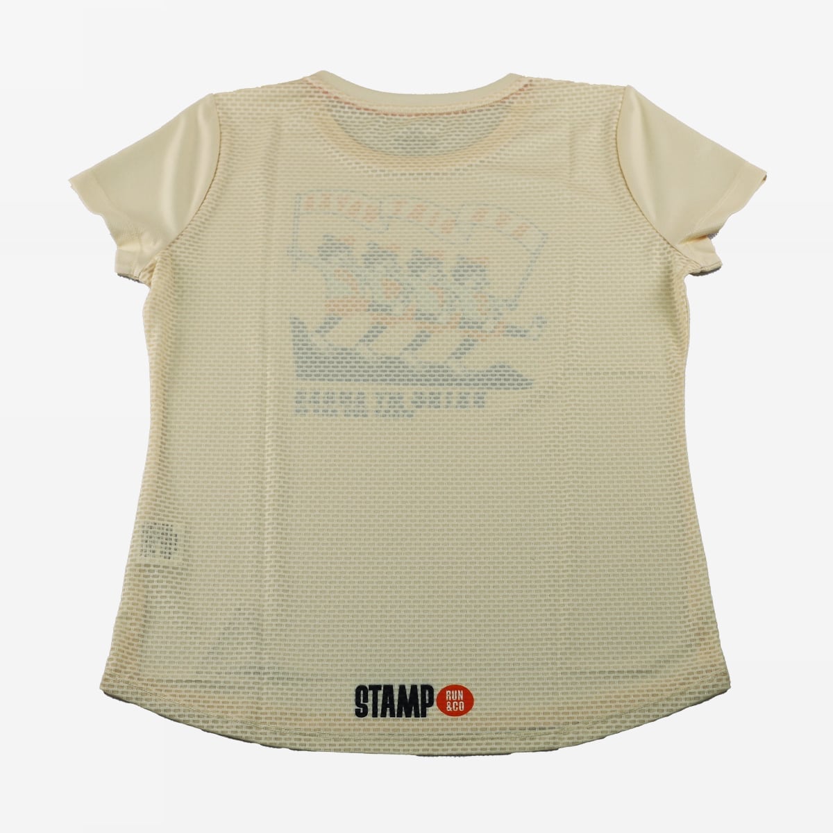 STAMP WOMENS GRAPHIC RUN TEE (DIRT WAVES -CREAM-)