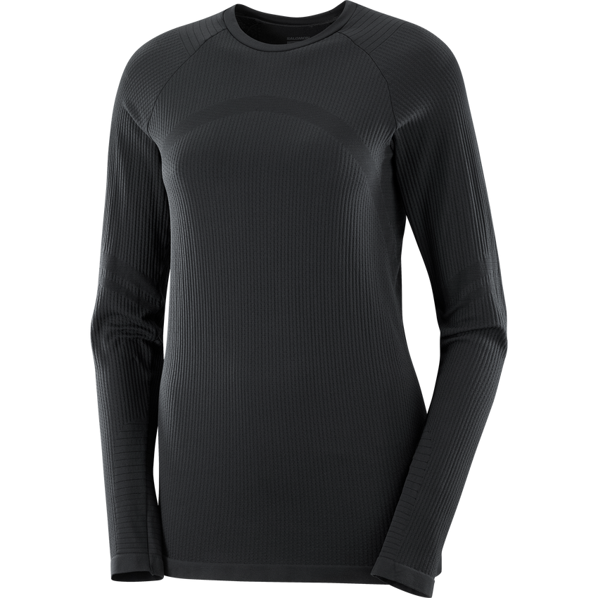 SALOMON ESSENTIAL SEAMLESS 女性用長袖ベースレイヤー