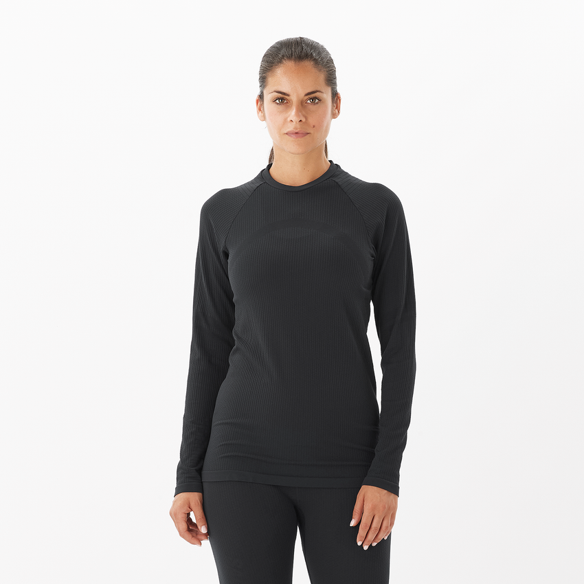 SALOMON ESSENTIAL SEAMLESS 女性用長袖ベースレイヤー