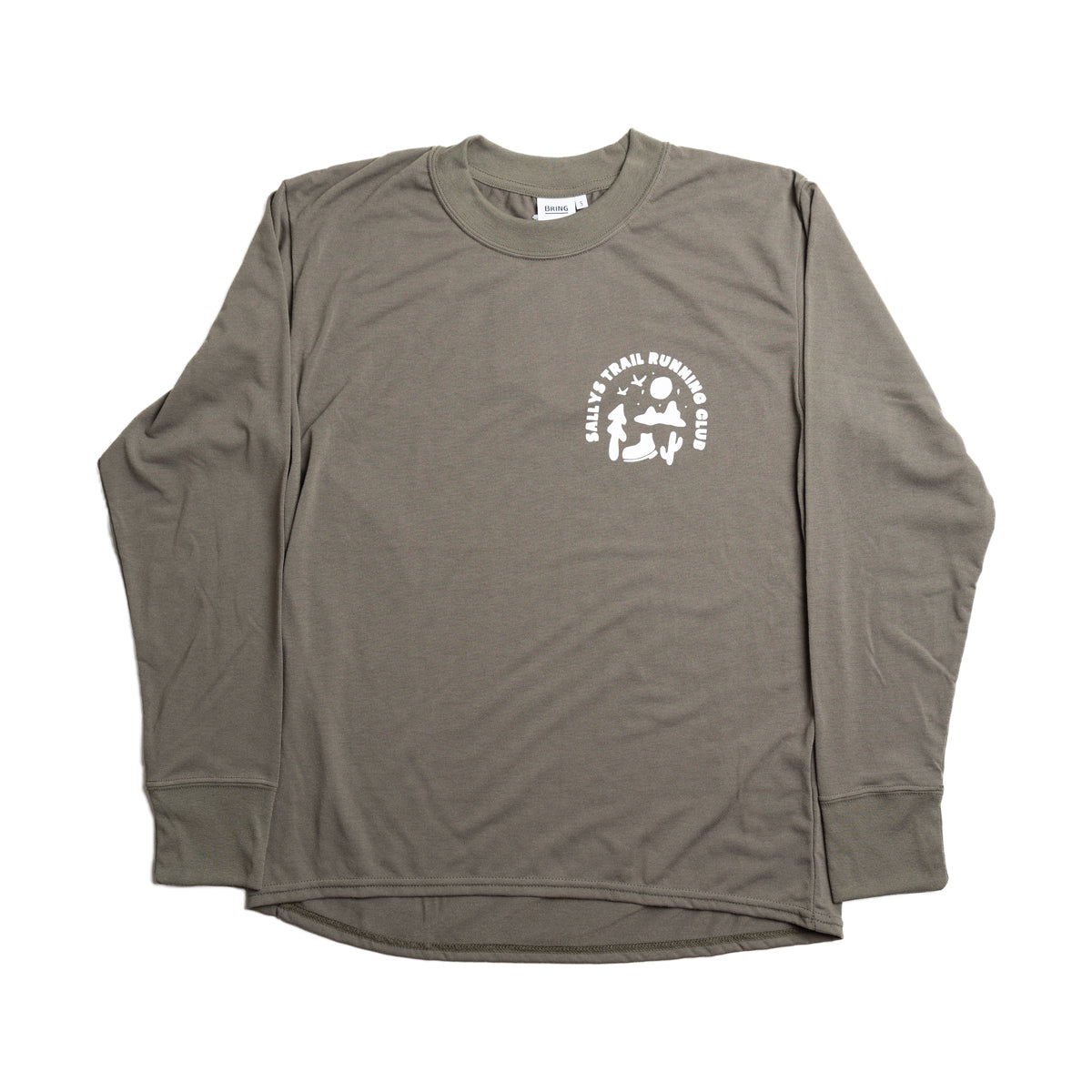 SALLYS TRAIL RUNNING CLUB ロングスリーブTシャツ(BRING製)