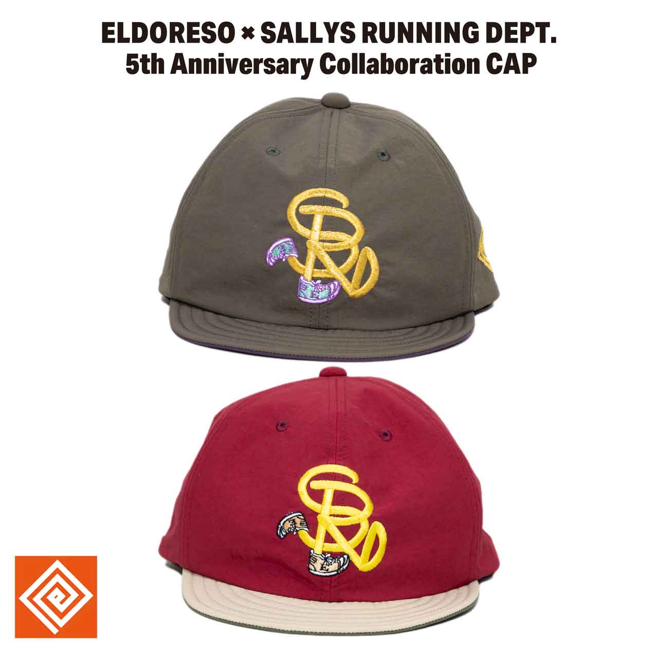 ELDORESO × SALLYS RUNNING DEPT. 5th Anniversary Collaboration CAP