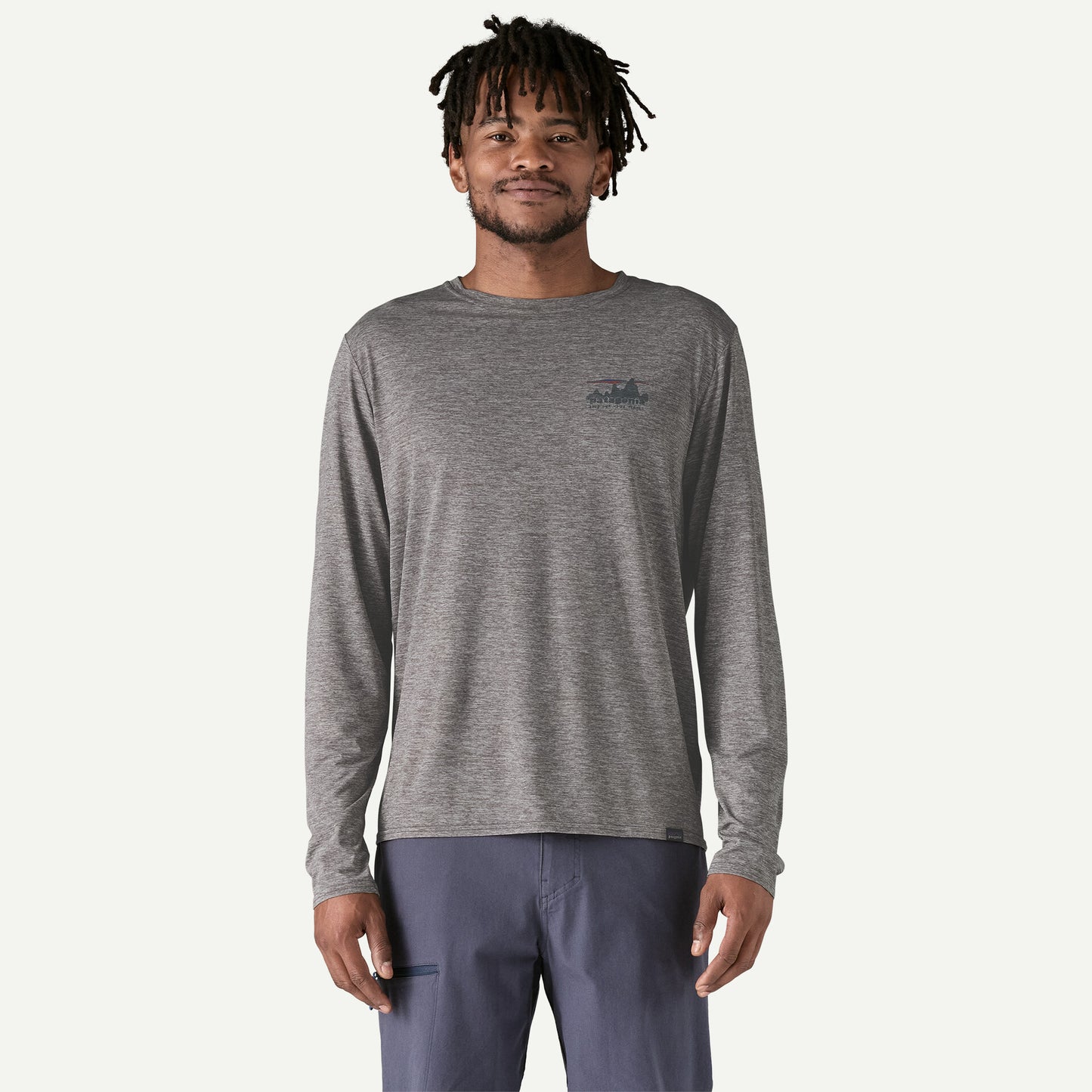 patagonia メンズ・ロングスリーブ・キャプリーン・クール・デイリー・グラフィック・シャツ