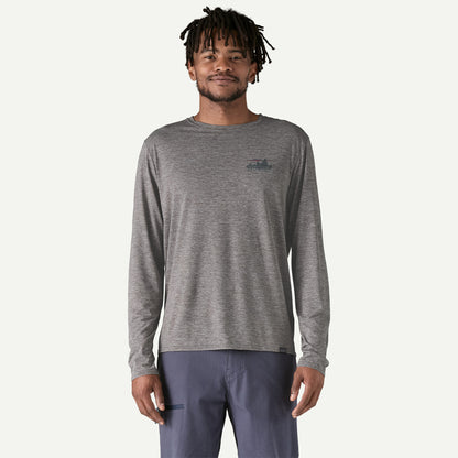 patagonia メンズ・ロングスリーブ・キャプリーン・クール・デイリー・グラフィック・シャツ
