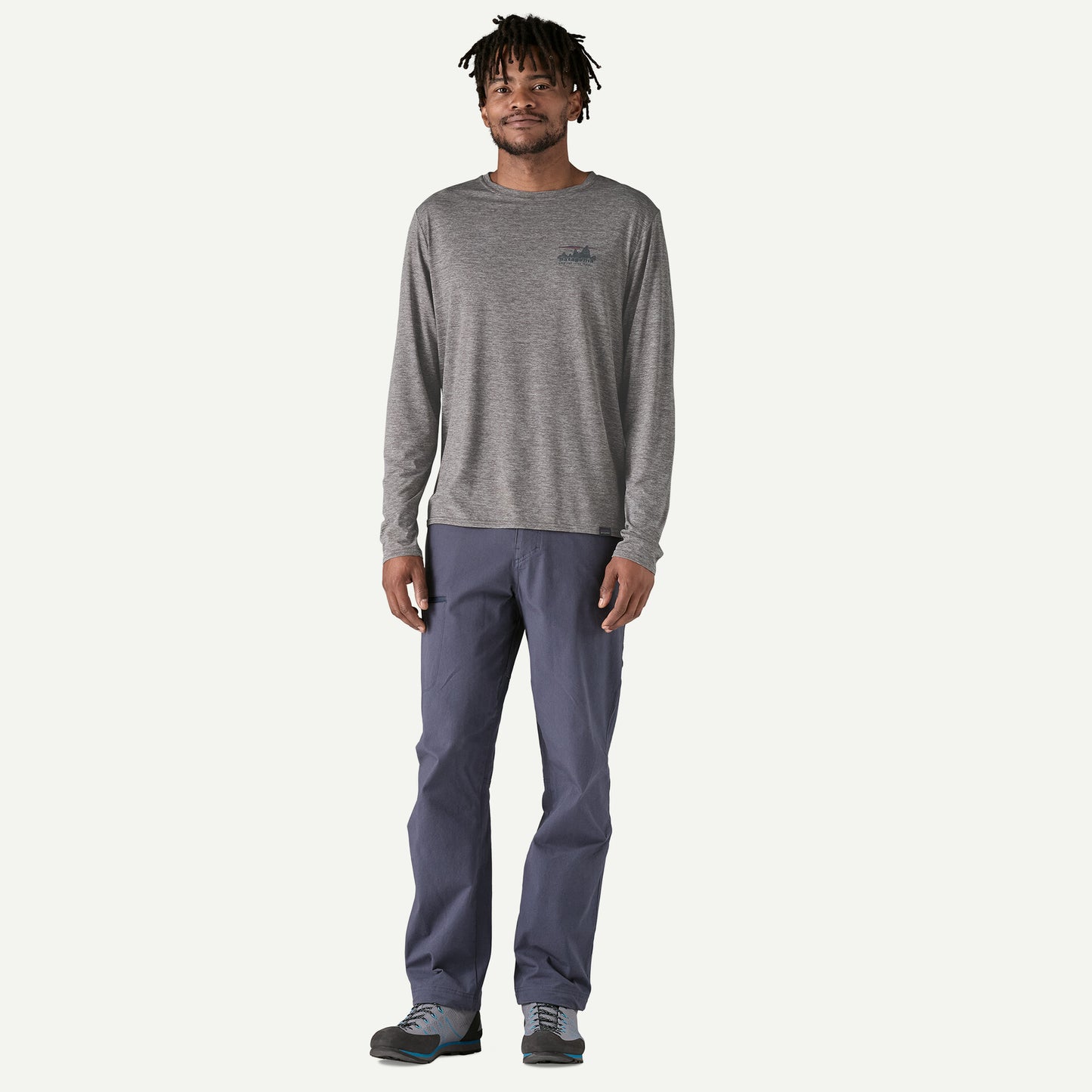 patagonia メンズ・ロングスリーブ・キャプリーン・クール・デイリー・グラフィック・シャツ