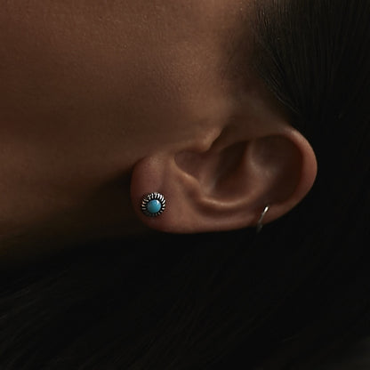 Baqless Amity Mesa Turquoise Silver