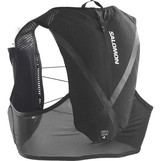 SALOMON GRVL SKIN 4 ユニセックス ランニングバッグ（フラスク付）