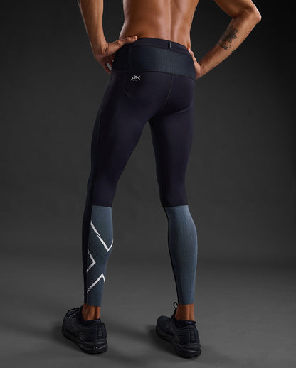 2XU メンズ ライトスピード リアクト コンプレッションタイツ MA7049B BLK/WRF