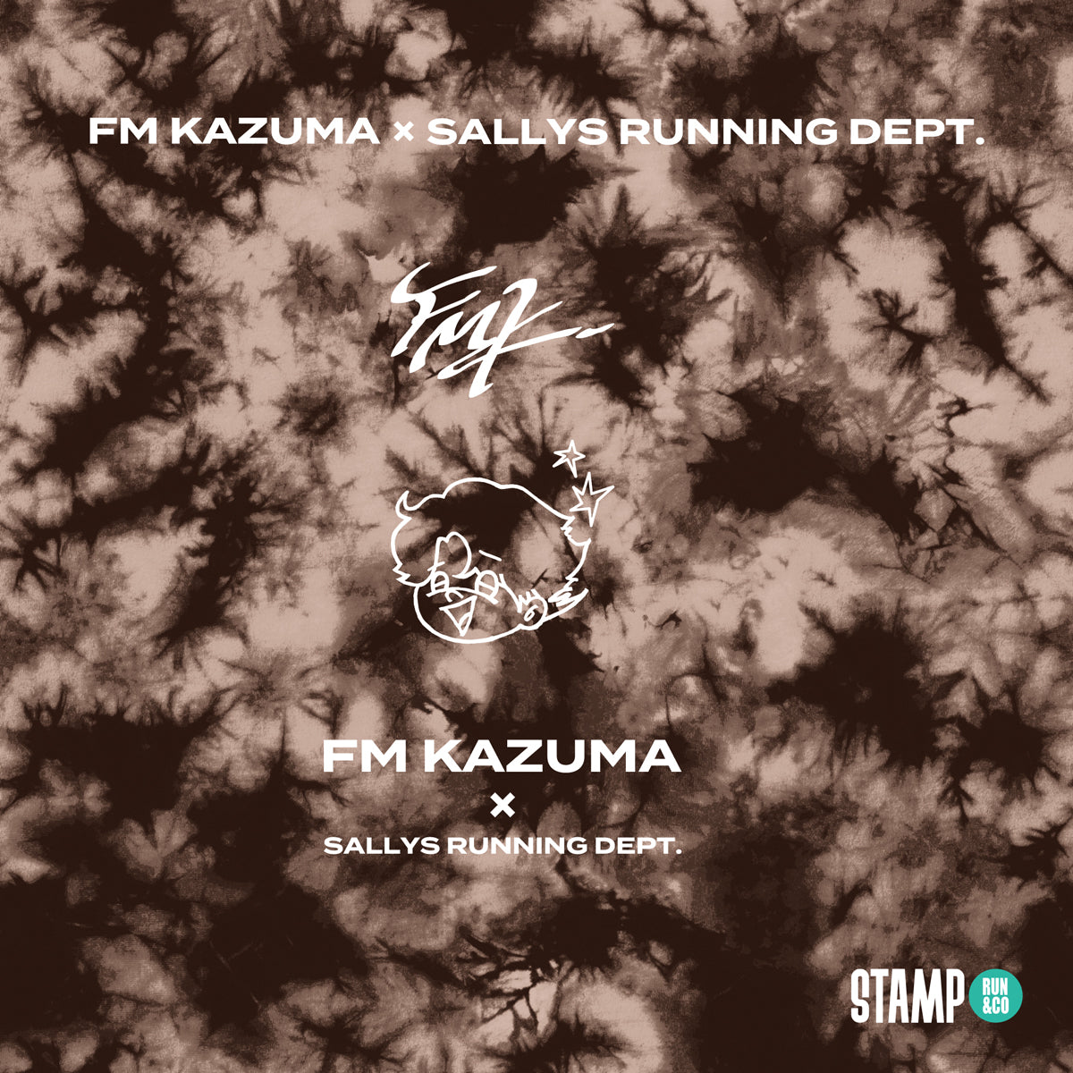 STAMP GRAPHIC RUN TEE（FM KAZMA × SALLYS RUNNING DEPT.）
