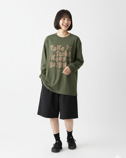 SALLYSオリジナル KEEP IT BRIGHT LS TEE (BRING製)