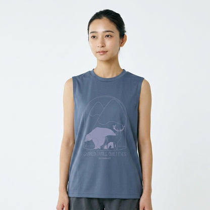 SHARED TRAILS ノースリーブTシャツ